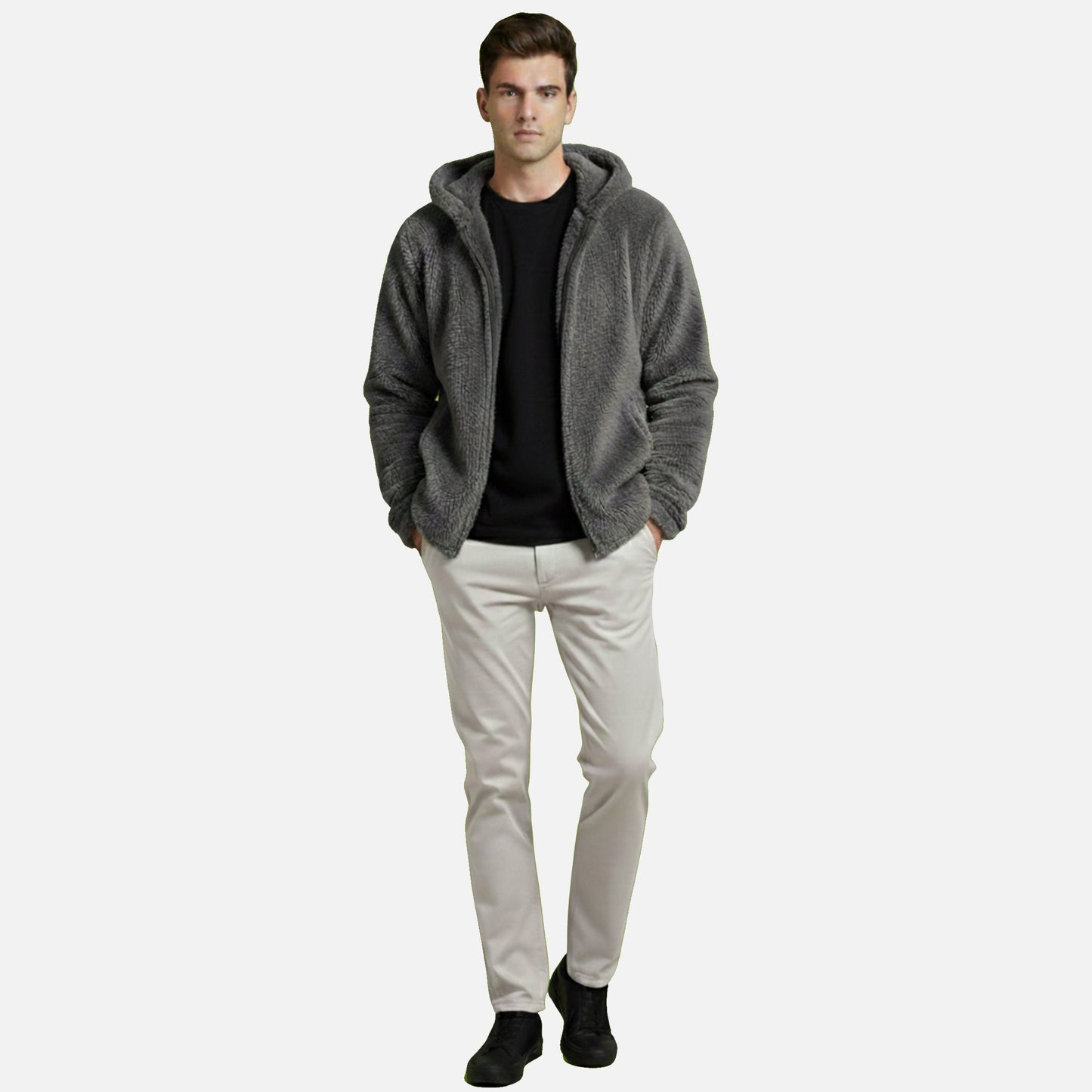 Lauvin | Men’s Cozy Hoody – Soft Fleece Winter Essential